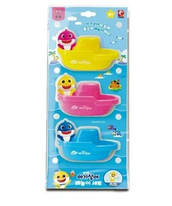 PINKFONG Familia Tiburón Títeres de Dedo y Barcos para Juego de Baño - Imagen 1 de 4