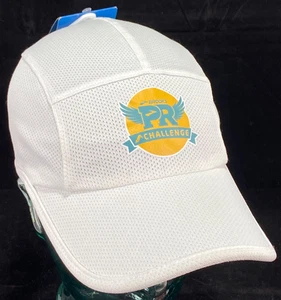 Run Happy Hat-Brooks PR Challenge-Strap Back-Lightweight Running Wick NWT - Picture 1 of 6
