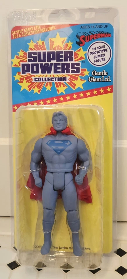 Prototipo Jumbo Superman Super Powers Gentle Giant Super Powers 2016 SDCC exclusivo escala 1/6 Foto 1 de 4