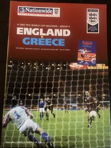 England v Greece 2002, World Cup Qualifiers - Group 3. 6th October 02 - Picture 1 of 3