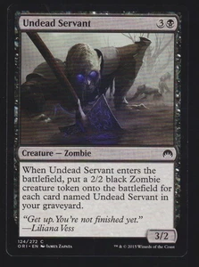 Undead Servant C Magic Origins 124 Magic The Gathering MTG - Picture 1 of 1