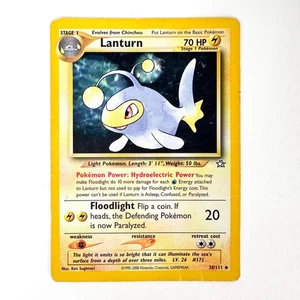 Neo Genesis Lanturn Pokemon Carta Vintage, 38/111 Senza Timbro, HP - Foto 1 di 2