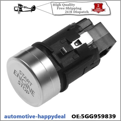 Start Stop Engine Switch Button For VW Golf 7 MK7 2013-2017 5Q1959839 5GG959839 - Image 1 of 4