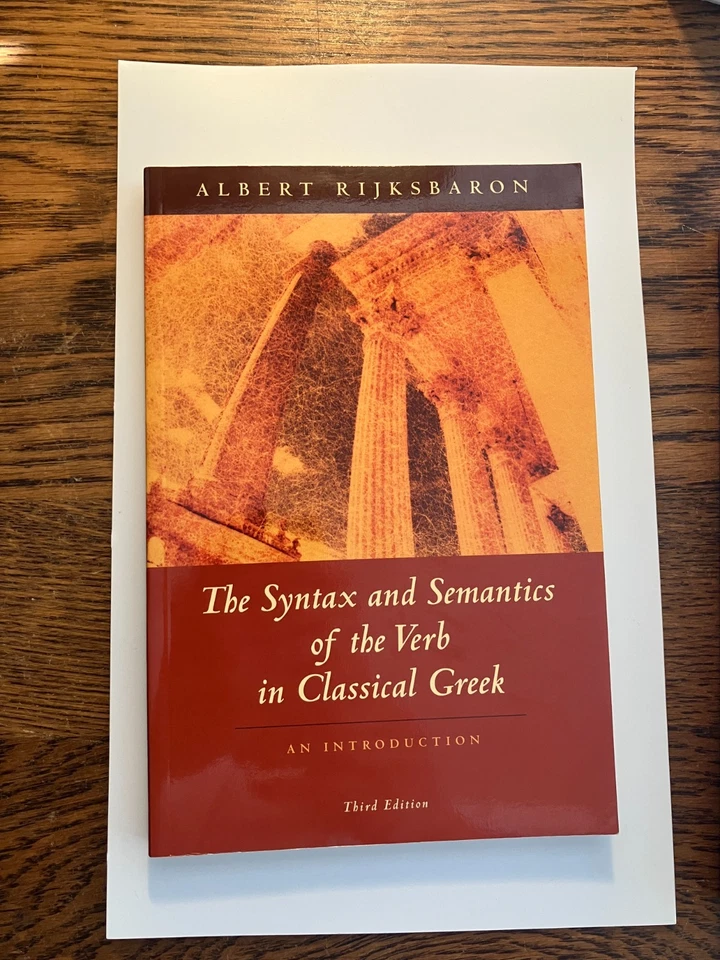The Syntax and Semantics of the Verb in Classical Greek an Introduction 3rd ed. - Image 1 of 1
