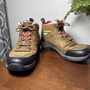 Ariat Boot Walnut & Serape Terrain Boot Womens Size 9B Lace Up 10021481 - Picture 1 of 14