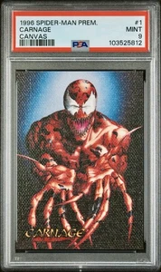 1996 Spider-Man Premium #1 Carnage Canvas PSA 9 - Picture 1 of 2