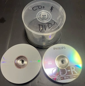 20 TDK DVD+RW 4.7GB 16x and 19 Phillips CD-R 700mb 52x With spindle - Picture 1 of 12