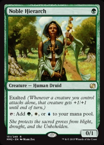 MTG Noble Hierarch, Light Play, English Modern Masters 2015 - Image 1 of 1