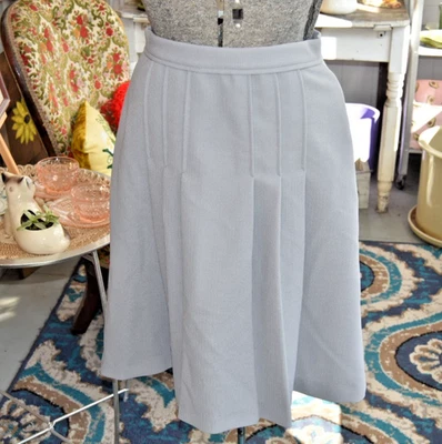 Винтажная плиссированная текстурированная серая юбка 70-х Daisys Originals of Miami размер средний - Изображение 1 из 4