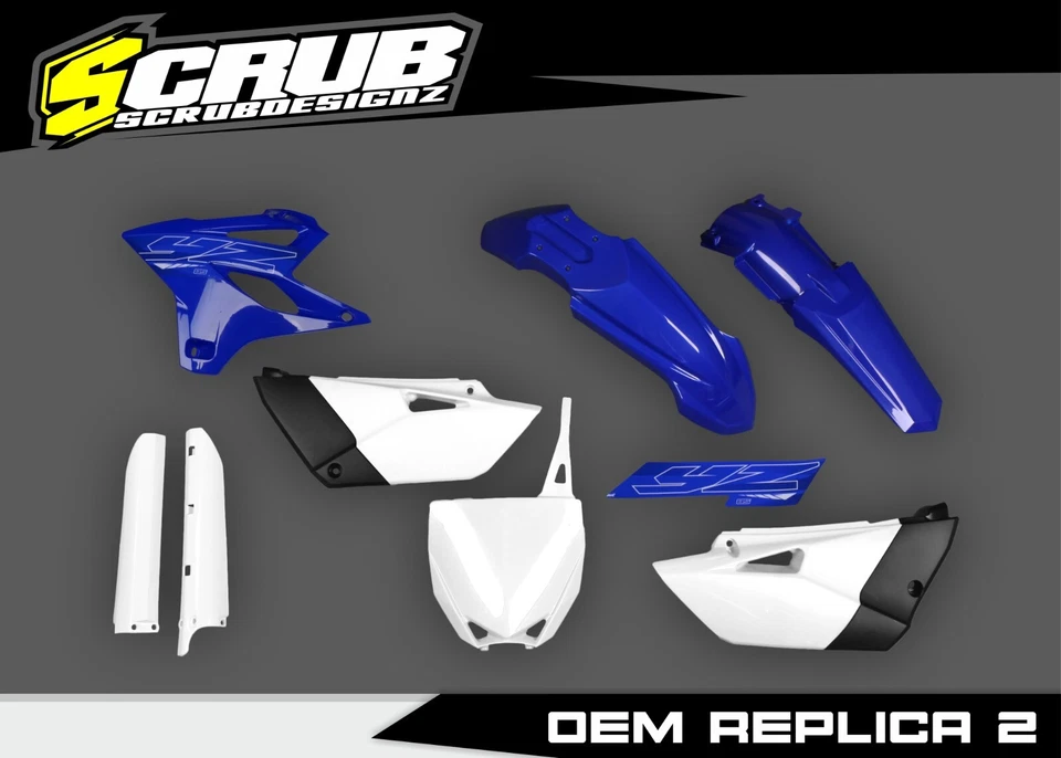 Kit de carrocería de plástico Restyle Yamaha YZ 85 2002-2018 réplica OEM con calcomanías Foto 1 de 4
