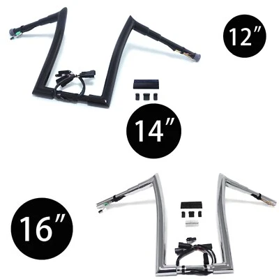 Manillar ROAD KING 32 MM precableado para Harley FLHRC Classic 08-13 12" 14" 16" RISE Foto 1 de 4