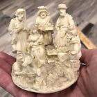1999 VTG Roman Inc. Nativity Scene Holy Family Christmas Manger Resin Miniature