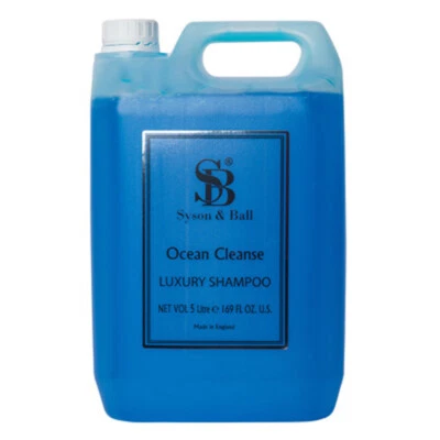 Luxury Shampoo Ocean Cleanse Fragrance By Syson & Ball - 5 Litre Bottle