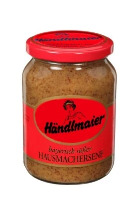 süßer Senf bayrisch Händlmaier 335ml Glas - Bild 1 von 2