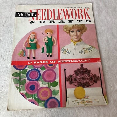 McCall's Needlework & Crafts Magazine Spring Summer 1970 Crafts Knitting Sewing - Image 1 of 4