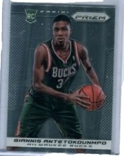 2013-14 Panini Prizm #290 Giannis Antetokounmpo Milwaukee Bucks RC Rookie