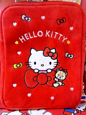Lindo Hello Kitty Peluche Tela Portátil Bolsa iPad Funda Protectora Foto 1 de 4