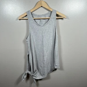 Lululemon To The Point Tank Top Size 4? Gray Lightweight Athletic Tie Workout - Photo 1 sur 6