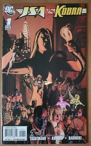 JSA vs. Kobra #1 (2009) Direct Edition, Signed By Eric Trautmann No COA - Picture 1 of 11
