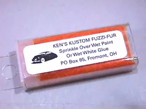 Ken's Kustom Fuzzi-Fur Flocking - #107 - Pumpkin Orange - Picture 1 of 2