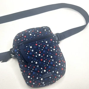 Granny Core Minimalista VERA BRADLEY Pequeño Teléfono/Cinturón Bolso Estrella Lentejuelas - Imagen 1 de 8