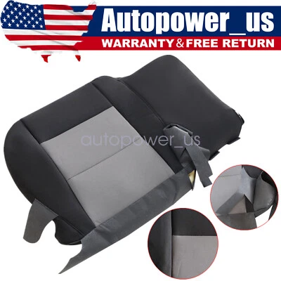 Driver Bottom Cloth Seat Cover For 2003 2004 2005-2011 Ford Ranger Black/Gray - Image 1 of 4