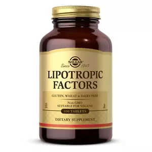 Solgar Lipotropic Factors 100 Tablets - Picture 1 of 4