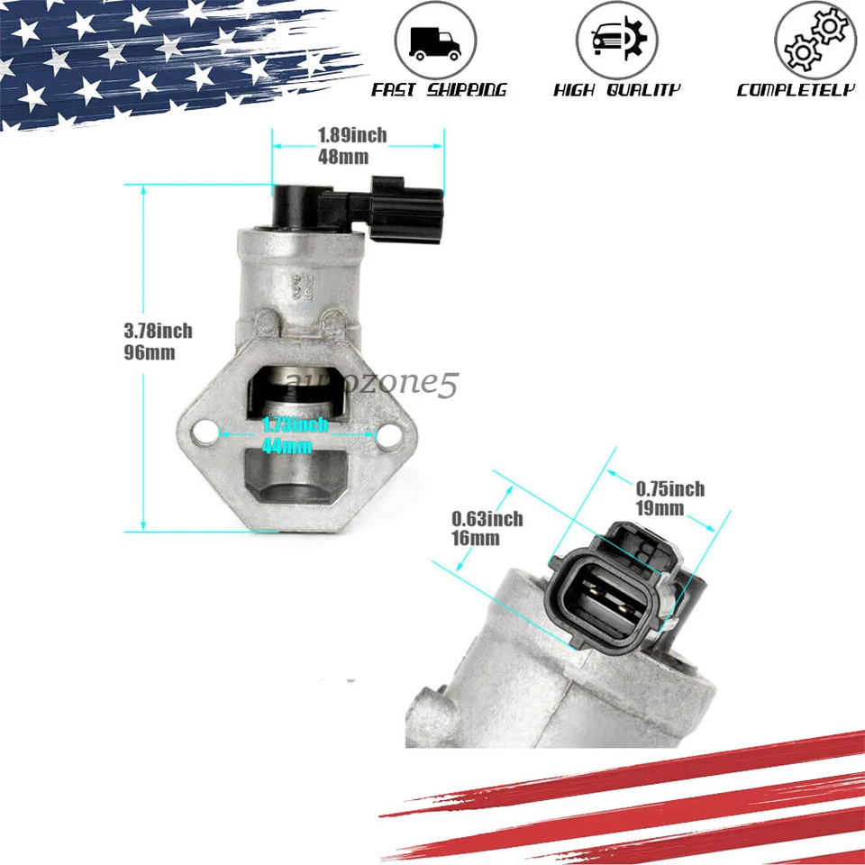 Válvula de control de aire de ralentí compatible con Mercury Monterey 2004 2005 2006-2007 1L2Z9F715AA Foto 1 de 2