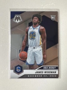2020-21 Panini Mosaic James Wiseman Debut Rookie #266 Warriors RC - Picture 1 of 2