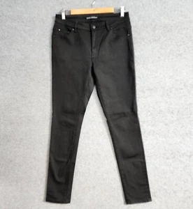 David Lawrence Skinny Pants Women 12 Black Stretch Jackie Mid Rise - Picture 1 of 8