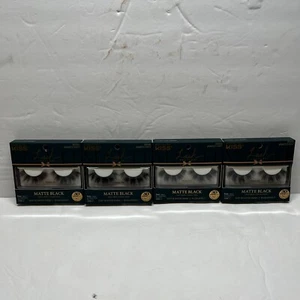 4 Sets KISS Lash Couture Eyelashes Matte Black SILK Faux Mink Lashes 3D Volume - Picture 1 of 7