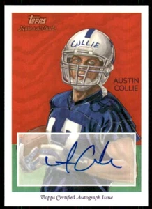 Austin Collie 2009 Topps National Chicle Rookie Autograph #NCA-ACO Colts Insert - Picture 1 of 2