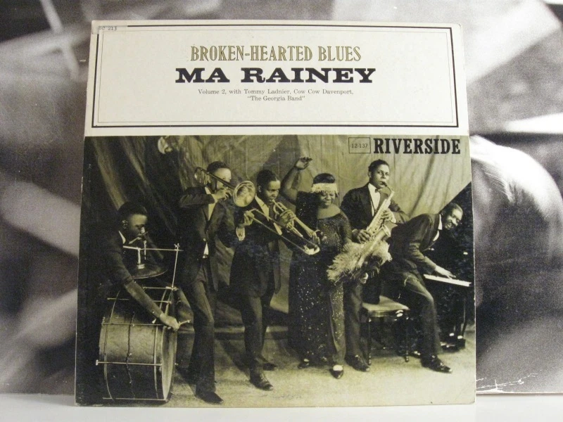 Ma Rainey - Broken Hearted Blues LP EX+ Riverside Mono DG RLP 12-137 Small Blue - Photo 1/1
