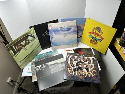 Lotof 9 Classic Rock / Prog / Psych Vinyl Records – Eagles, U2, Doors, The Cult - Image 1 of 4