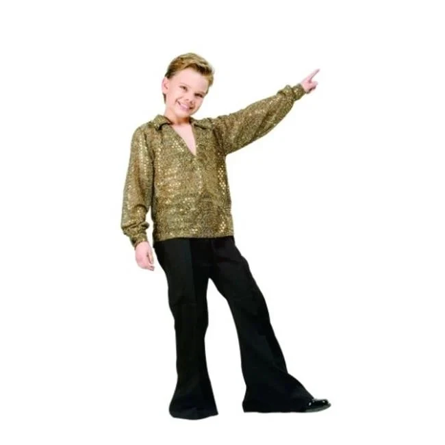 RG Costumes 90170-L Disco Boy Costume - Gold - Size Child Large 12-14 - Image 1 of 1