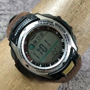 Casio Men PAS-400B Pathfinder Multifunction Nylon Quartz Digital Watch 8 1/2" - Picture 1 of 13