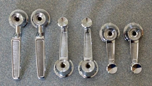 VINTAGE LOT of 1963-67 DODGE, PLYMOUTH & CHRYSLER WINDOW CRANKS & DOOR HANDLES - Picture 1 of 5