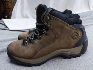 Timberland Boots Shoes Womens Size 7 Medium Brown Suede ACT Hiking Trail 87637 - Picture 1 of 10