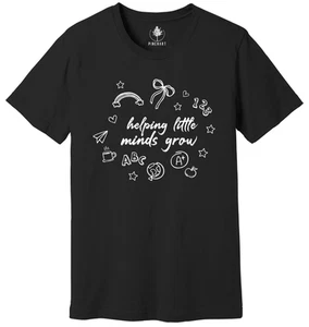 Helping Little Minds Grow Teacher Shirt, New Teacher Shirt, Cute New Teacher Tee - Picture 1 of 3