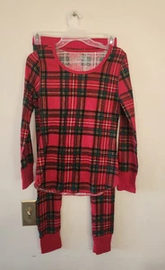Old navy red and black plaid sleepwear set size womens small - Picture 1 of 5