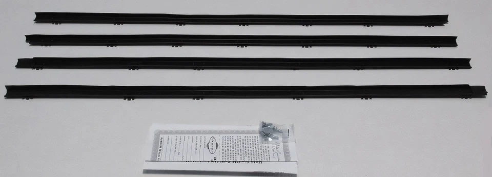 Kit de fieltro de barrido de ventana para Chevrolet El Camino Chevelle Wagon 1964 OEM Foto 1 de 4