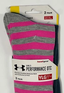 UNDER ARMOUR GIRLS PERFORMANCE SOCKS OTC YLG Y-1-4 - Picture 1 of 5