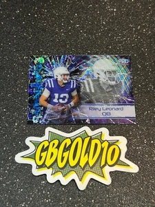 2023 Wild Card Riley Leonard Smashing /25 RC - Picture 1 of 2