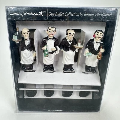 JUEGO ESPARCIDOR CAMARERO BUFFET BOSTON WAREHOUSE GUY - S/4 (Nuevo Precintado) Foto 1 de 4