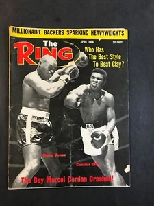 The Ring Boxing Magazine April 1966  Muhammad Ali and Doug Jones - Picture 1 of 2