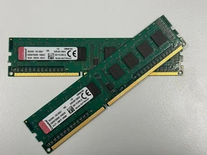 2 x 4GB (8GB Kit) Kingston KVR16N11S8H/4 PC3-12800U 1Rx8 DDR3 Computer Memory - Afbeelding 1 van 2