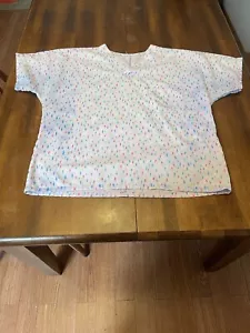 Camicia Scrubs Unisex Senza Marca Taglia Med Multicolore - Foto 1 di 2