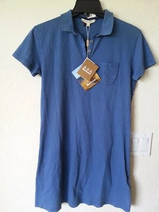 NEU BARBOUR POLOSHIRTKLEID KURZARM BLAU Gr. 8 US - Bild 1 von 7