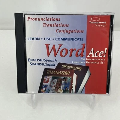 Word Ace : English/Spanish The Indispensable Language Reference Kit CD-ROM, 1996 - Image 1 of 2