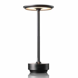 Ambientec Turn Aluminio Negro LED Lámpara de Mesa TN001-01AB USB Carga Modern... - Imagen 1 de 13